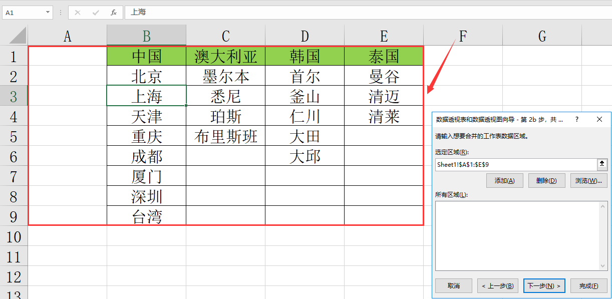EXCEL数据透视表隐藏应用,多重合并计算数据,轻松分类快速转置