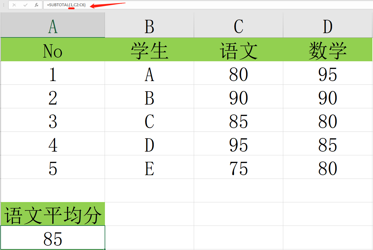 一个函数十种功能,高效率汇总函数SUBTOTAL带你轻松完成年末工作