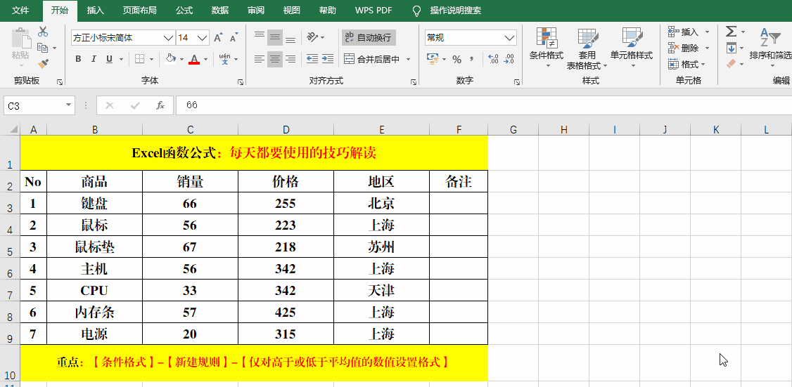 Excel工作表中的条件格式,不只是查找重复值,还有7种典型用法