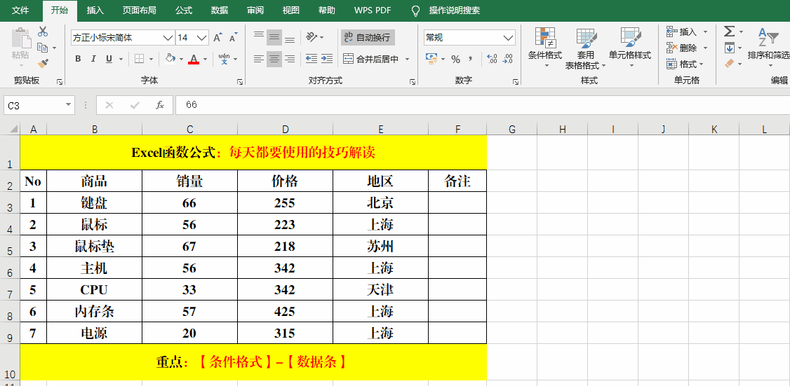 Excel工作表中的条件格式,不只是查找重复值,还有7种典型用法