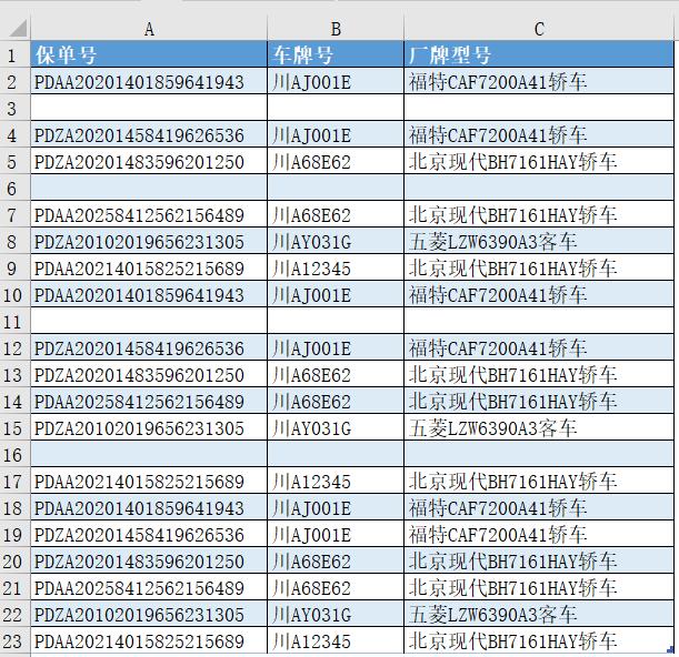 案例演示excel分列功能有什么用以及excel批量删除空白行技巧