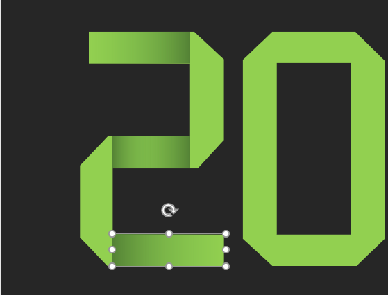 用PPT制作超漂亮的折纸字,竟如此简单!