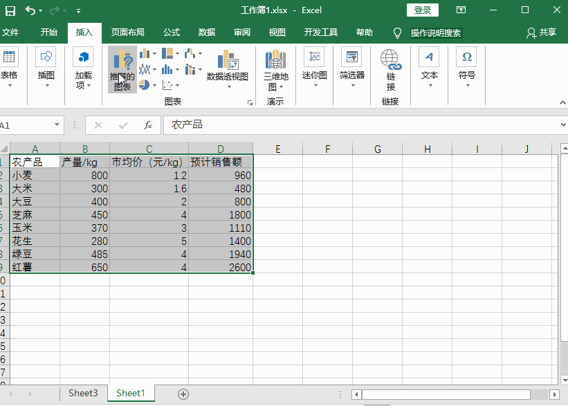 Excel图表怎么制作？
